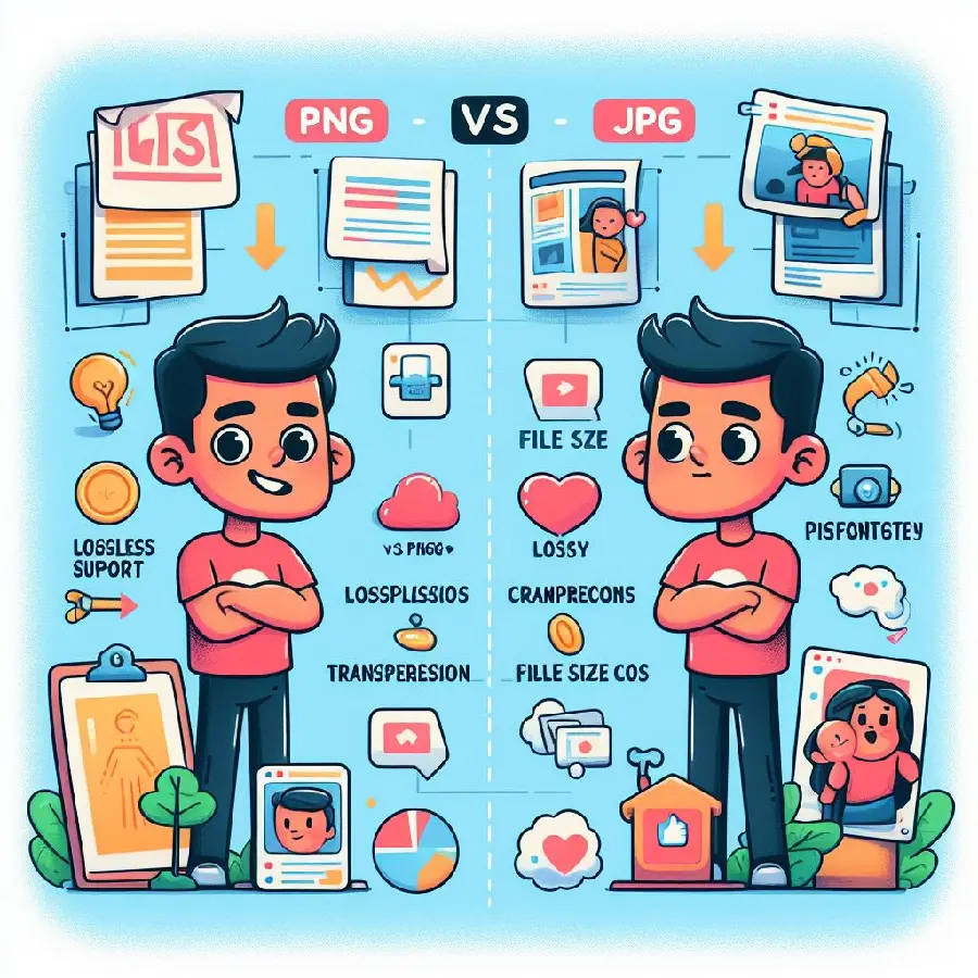 تفاوت‌ها و کاربردهای عکس PNG و JPG
