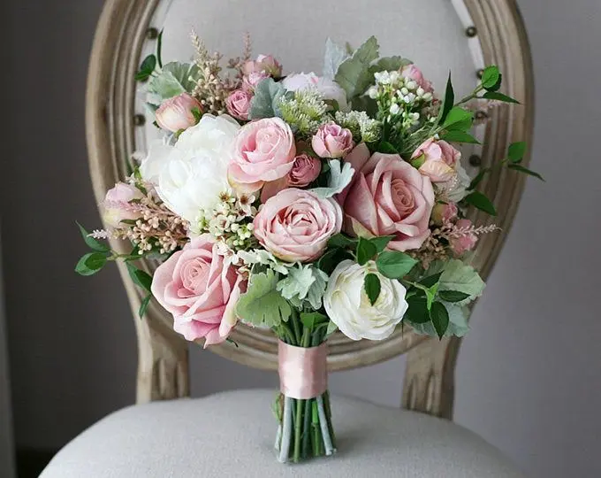 عکس دسته گل عروس مدرن و زیبا
