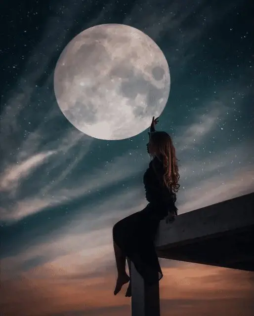 عکس پروفایل خاص و زیبا از ماه کامل