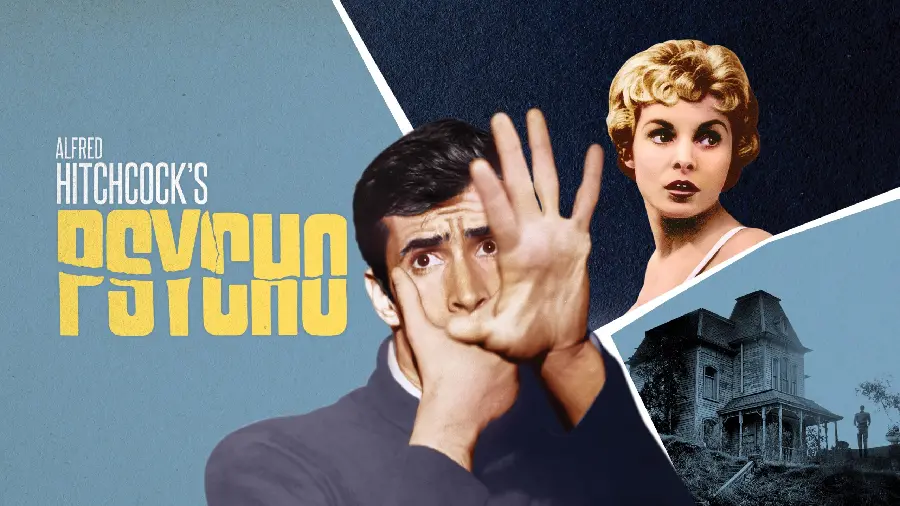 چاپ پوستر پوستر فیلم دلهره آور و ترسناک روانی Psycho
