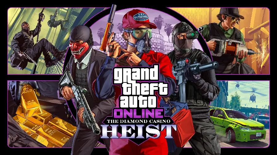 دانلود پوستر بازی GTA اتومبیل دزدی بزرگ