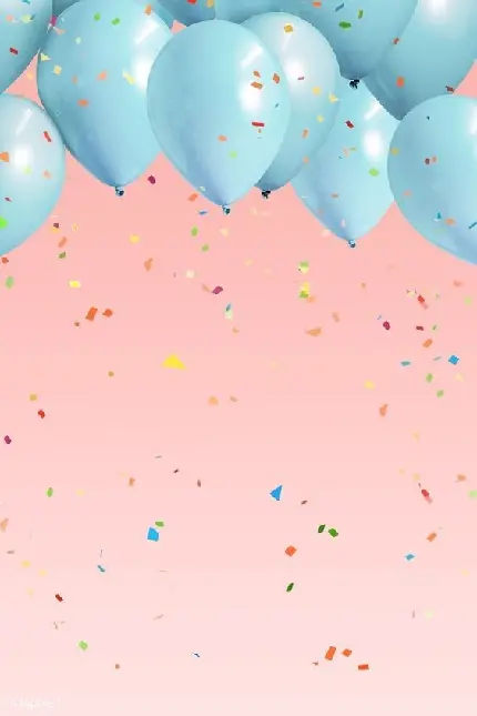 دانلود والپیپر بادکنک برای متن تبریک تولد
