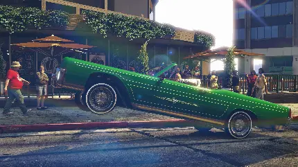 عکس محیط بازی GTA اتومبیل دزدی بزرگ 5