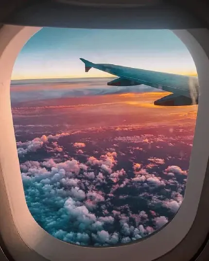 دانلود عکس پروفایل پنجره هواپیما با کیفیت HD