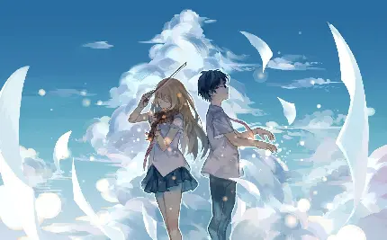 عکس انیمه Your lie in April