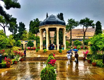 دانلود عکس حافظیه در شهر زیبای شیراز با کیفیت بالا