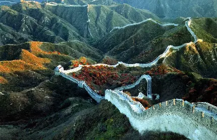 عکس زیبا از دیوار چین
