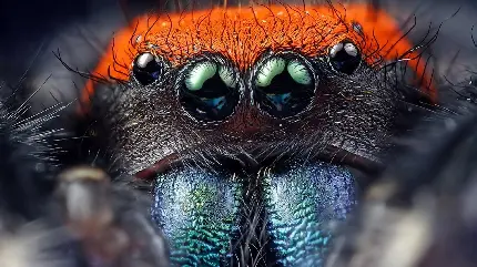 عکس عنکبوت از نمای نزدیک