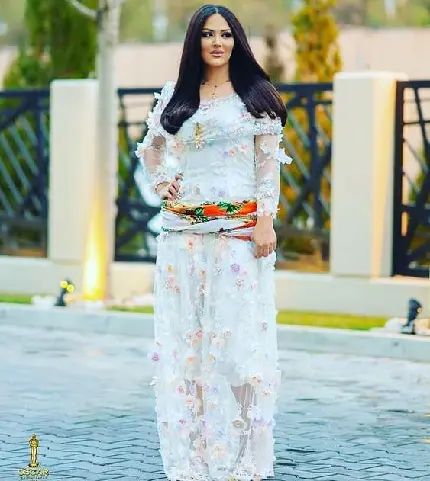 عکس لباس عروس کردی مهابادی