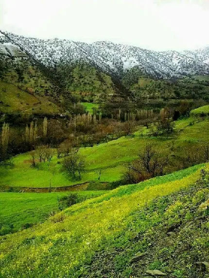 عکس روستای نگل مسیر سنندج به مریوان کردستان