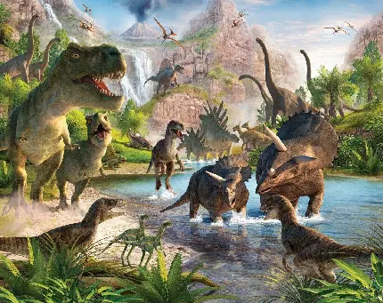 عکس زیبا از انواع دایناسور ها