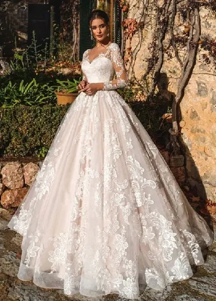 عکس مدل لباس عروس پف دار