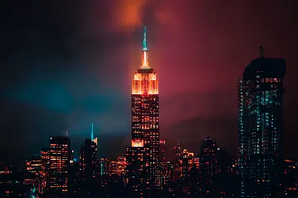 عکس ساختمان امپایر استیت در منهتن نیویورک