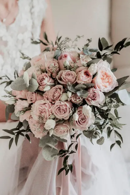 عکس دسته گل عروس زیبا و شیک 