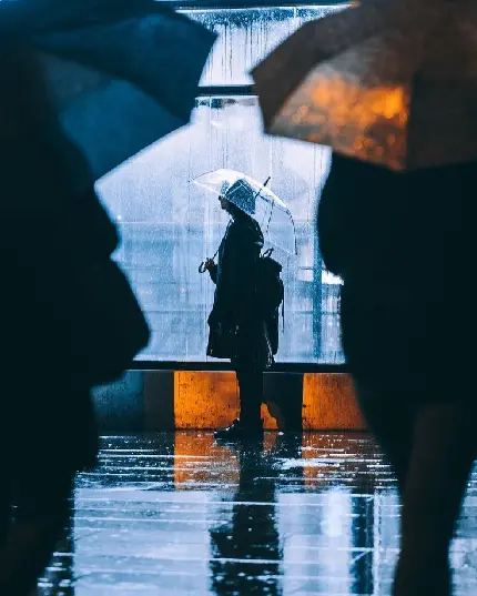 عکس شب بارانی برای پروفایل