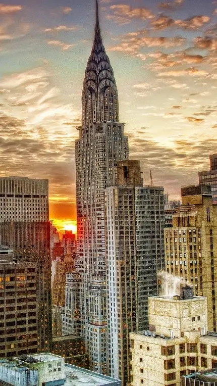 عکس ساختمان امپایر استیت در شهر نیویورک