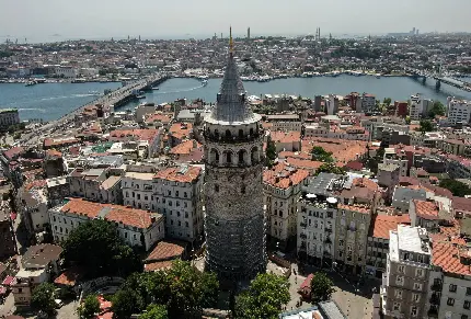دانلود عکس برج گالاتا در شهر استانبول