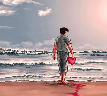 غمگین ترین عکس پروفایل پسرانه