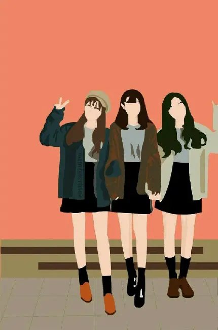 عکس مینیمال چهره دختر