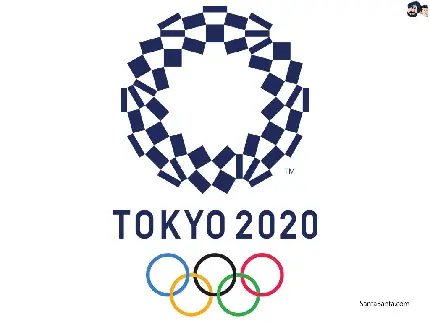 تصویر لوگوی المپیک توکیو 2020 برای والپیپر