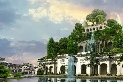 عکس واقعی باغ های معلق بابل