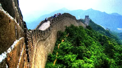 عکس از دیوار آجری چین