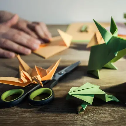 تصاویر مراحل ساخت اوریگامی های ساده با کیفیت بالا