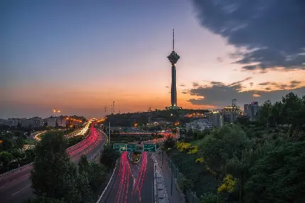 دانلود عکس شهر تهران پایتخت ایران با کیفیت بسیار عالی