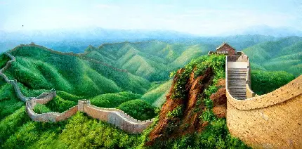 عکس دیوار چین با کیفیت بالا