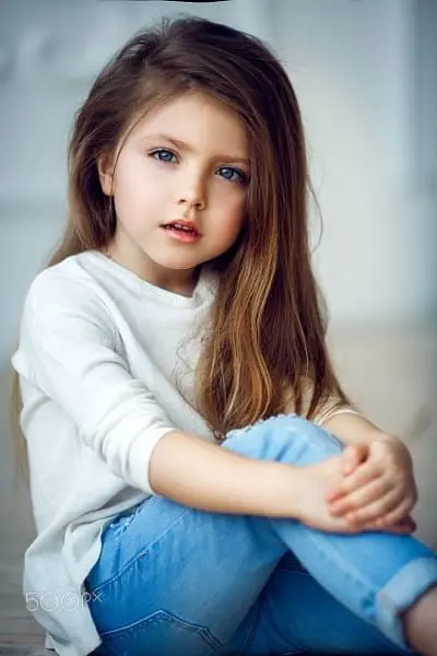 عکس دختر بچه خوشگل چشم آبی