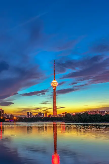 عکس برج رادیو و تلویزیون مرکزی پکن