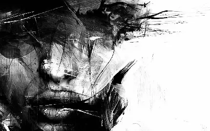 عکس سیاه سفید فانتزی دخترانه