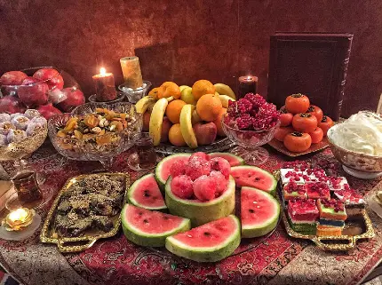 عکس برای شب یلدا دخترانه