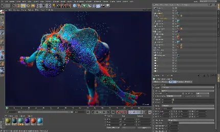 عکس و معرفی نرم افزار مدل سازی Cinema 4D 