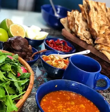 عکس غذای ایرانی آبگوشت