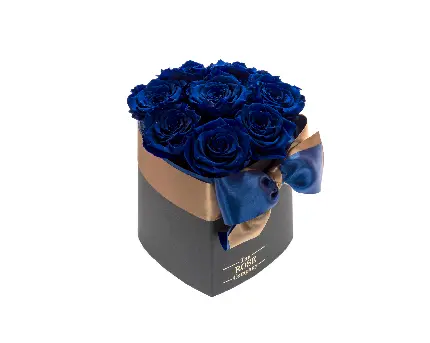 تصاویر باکس گل رز آبی کربنی