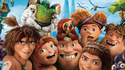 عکس و پوستر انیمیشن غارنشینان(The Croods)