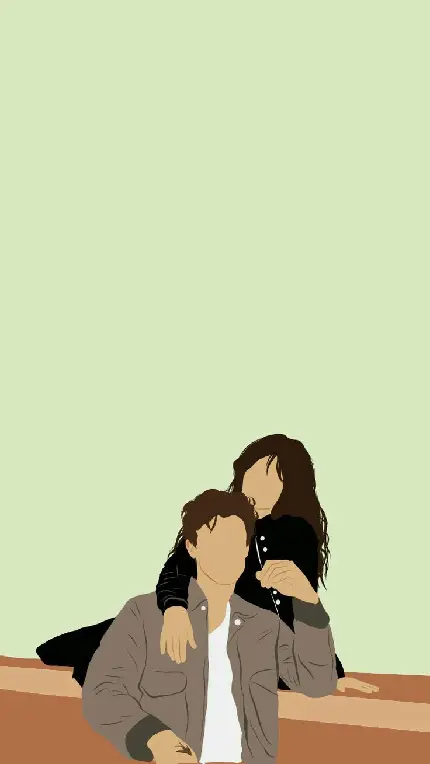 عکس مینیمال چهره دختر