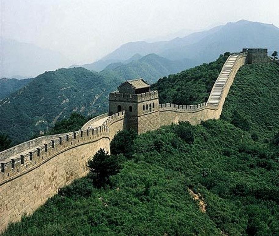 عکس دیوار بزرگ و عظیم کشور چین