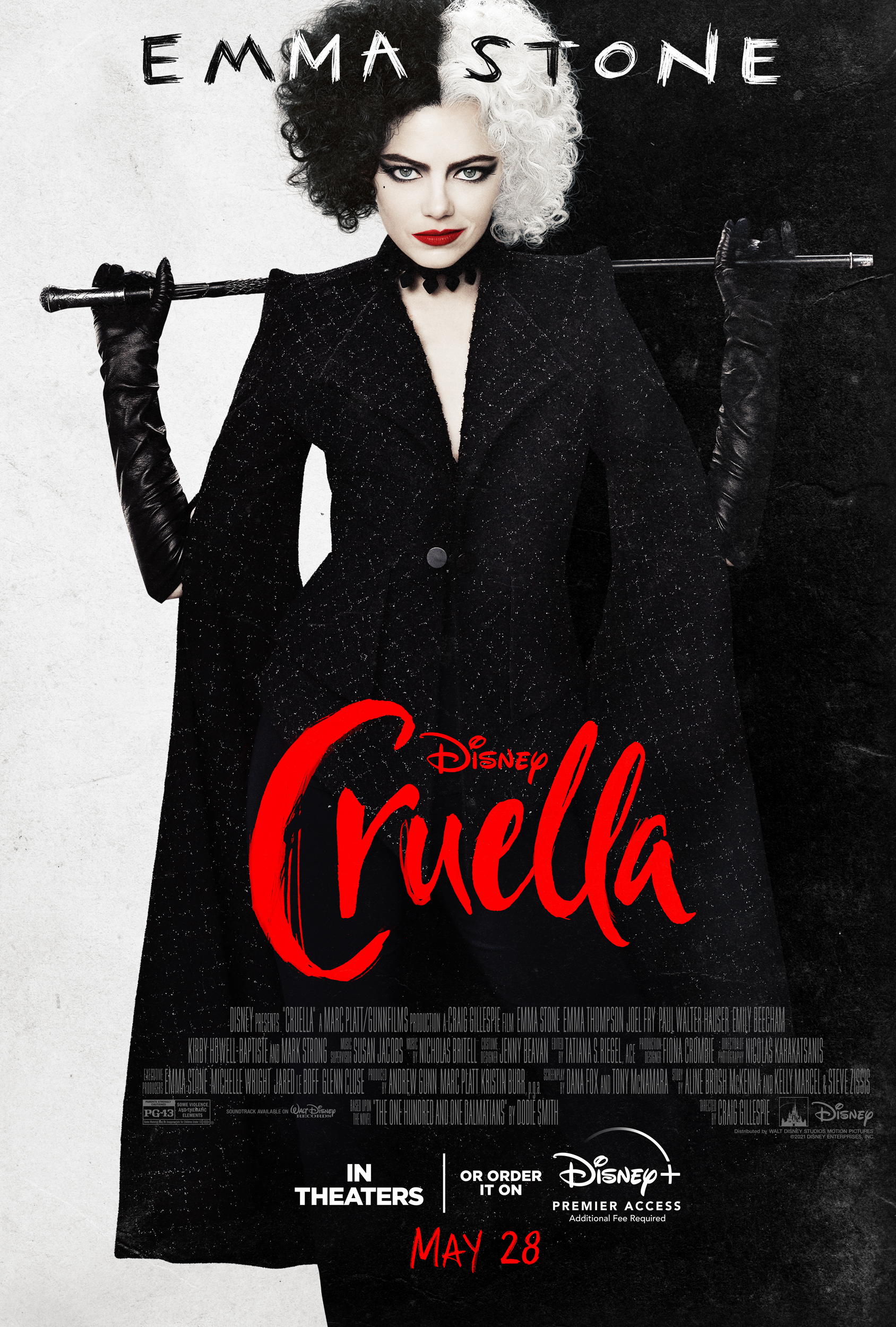 پوستر فیلم کروئلا Cruella‎ با بازی اما استون