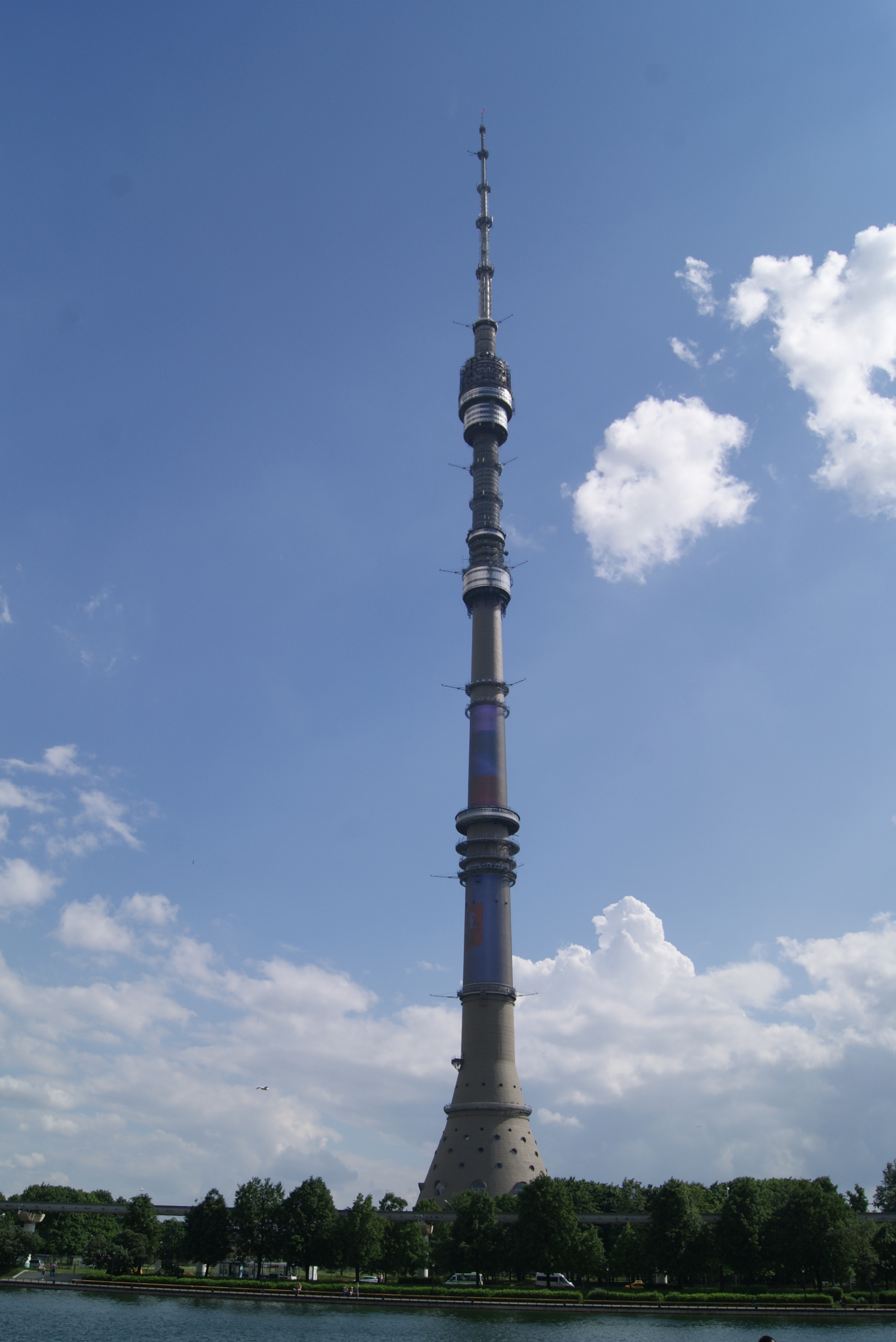 عکس برج مخابراتی اوستانکینو در روسیه