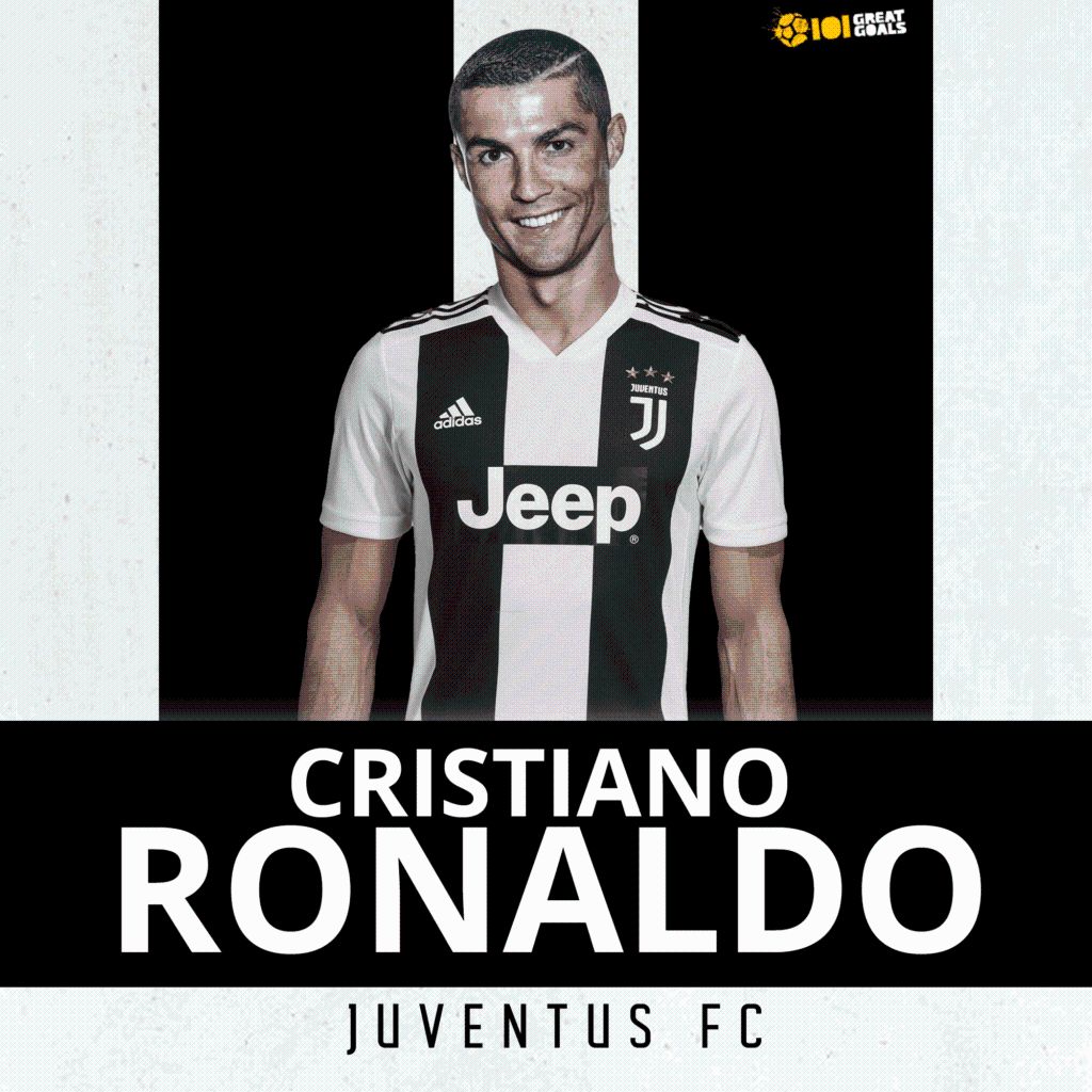 پوستر رسمی معرفی کریستین رونالدو در باشگاه یوونتوس