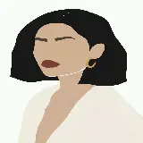 چاپ قاب موبایل و گوشی دانلود عکس پروفایل مینیمال دختر با مو های مشکی