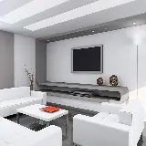 چاپ قاب موبایل و گوشی عکس تی وی روم مدرن و بسیار ساده
