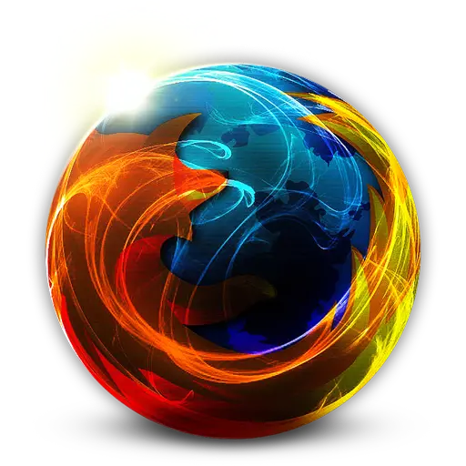 عکس PNG لوگو فایرفاکس با کیفیت بالا و طراحی حرفه‌ای