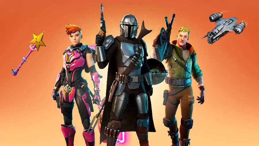 تصویر اسکین ماندالورین فورتنایت با کیفیت 4K