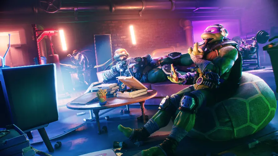 تصویر زمینه نینجا فورتنایت با کیفیت 4K و طراحی جذاب