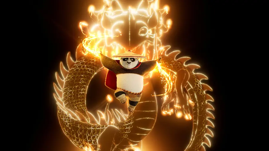 والپیپر کونگ فو پاندا Kung Fu Panda 4 با کیفیت فول اچ دی