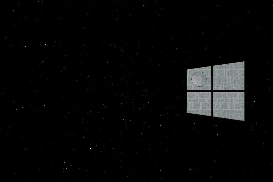 تصویر زمینه ماه ویندوز با کیفیت بالا و رزولوشن 4K