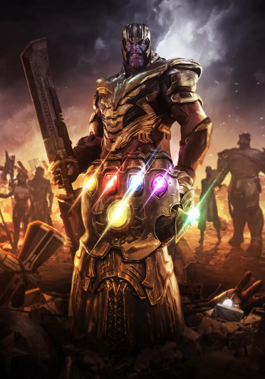 عکس دستکش بینهایت تانوس Infinity Gauntlet Thanos با کیفیت 4K